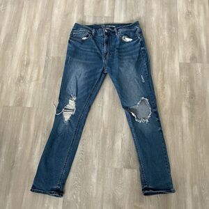 Original Use Women’s Ripped Blue Jeans